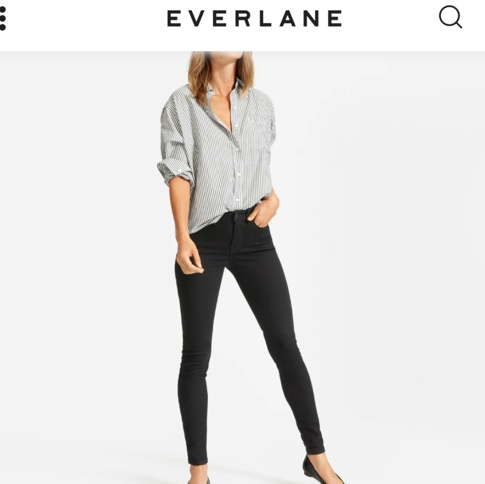 NWT Black Mid-Rise Skinny
